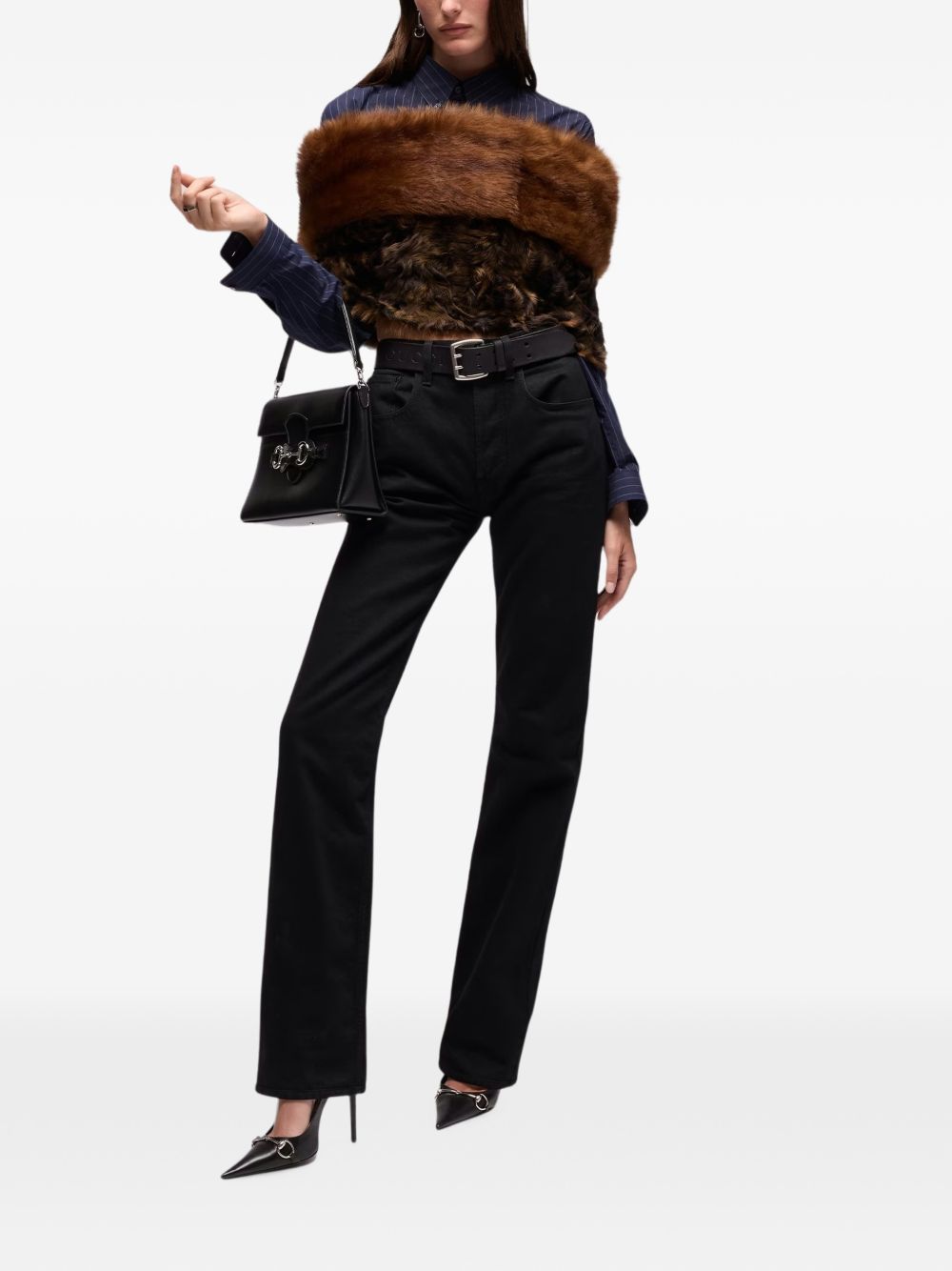 denim pants with soft coating A008N8 XDDJH1000 GUCCI 