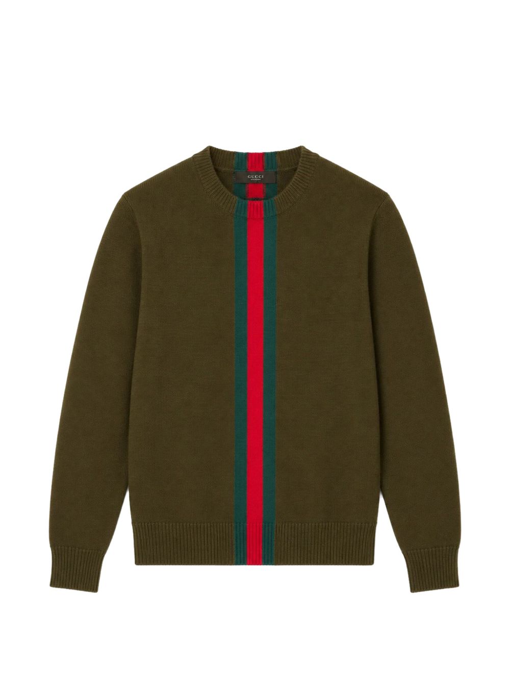 Children's wool sweater with Web 867433 XKFNR3008 GUCCI KIDS 