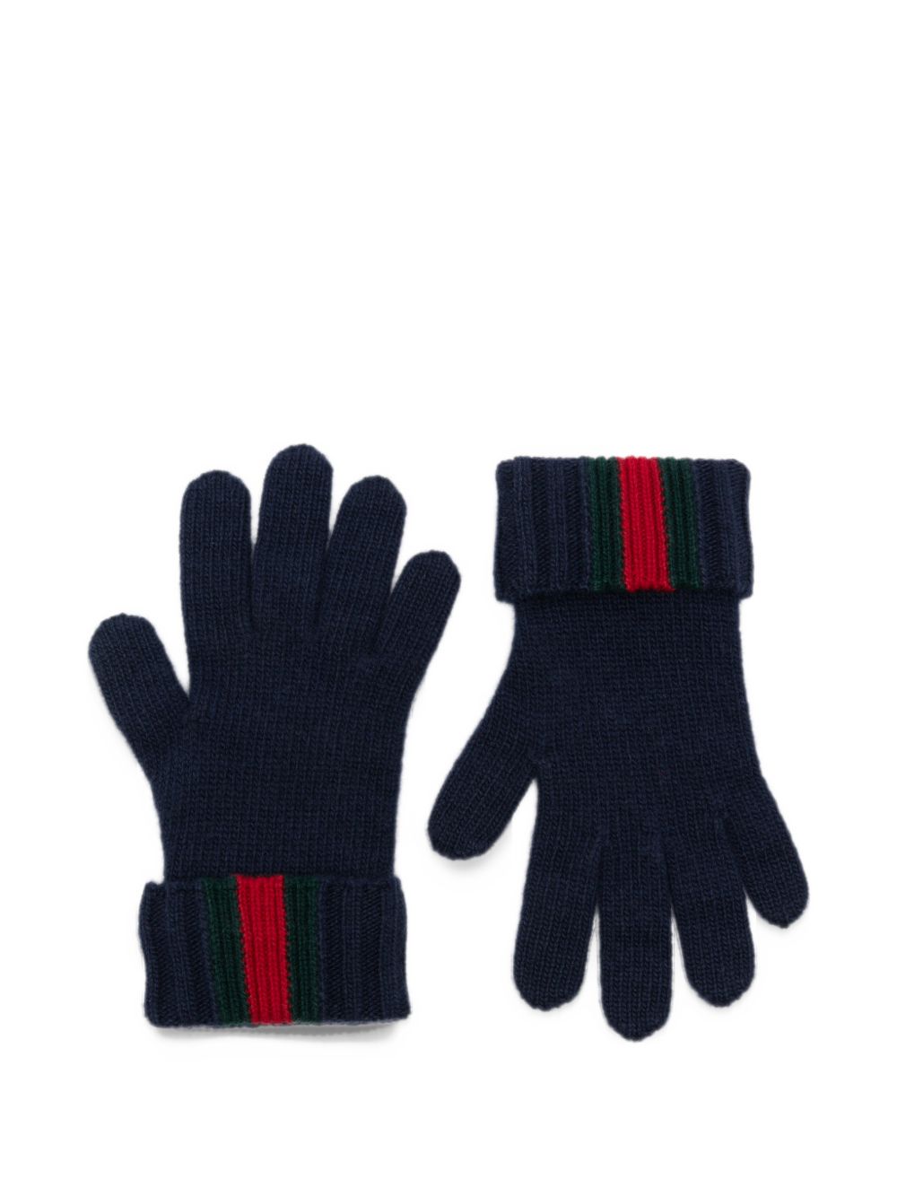 Children's wool gloves with Web 873859 4K2064066 GUCCI KIDS 