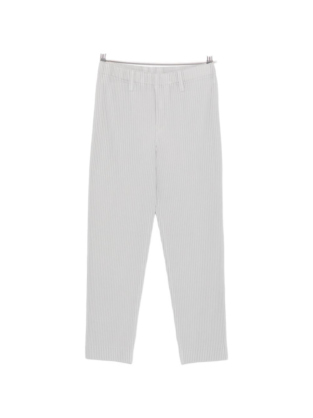 plissé-effect cropped trousers HP68JF550 11 HOMME PLISSÉ ISSEY MIYAKE 