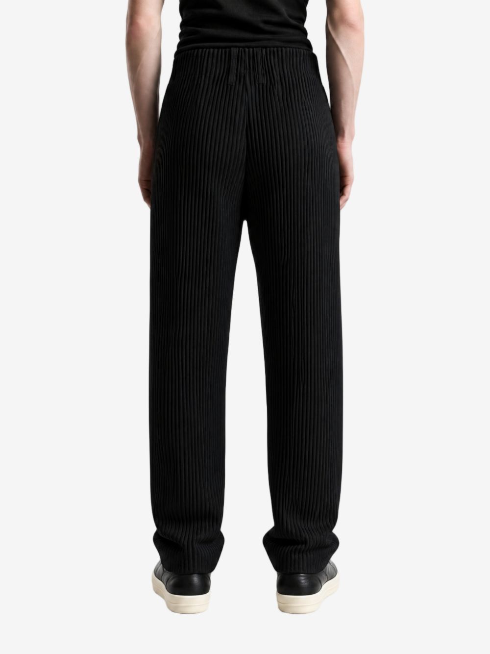 plissé-effect cropped trousers HP68JF550 15 HOMME PLISSÉ ISSEY MIYAKE 