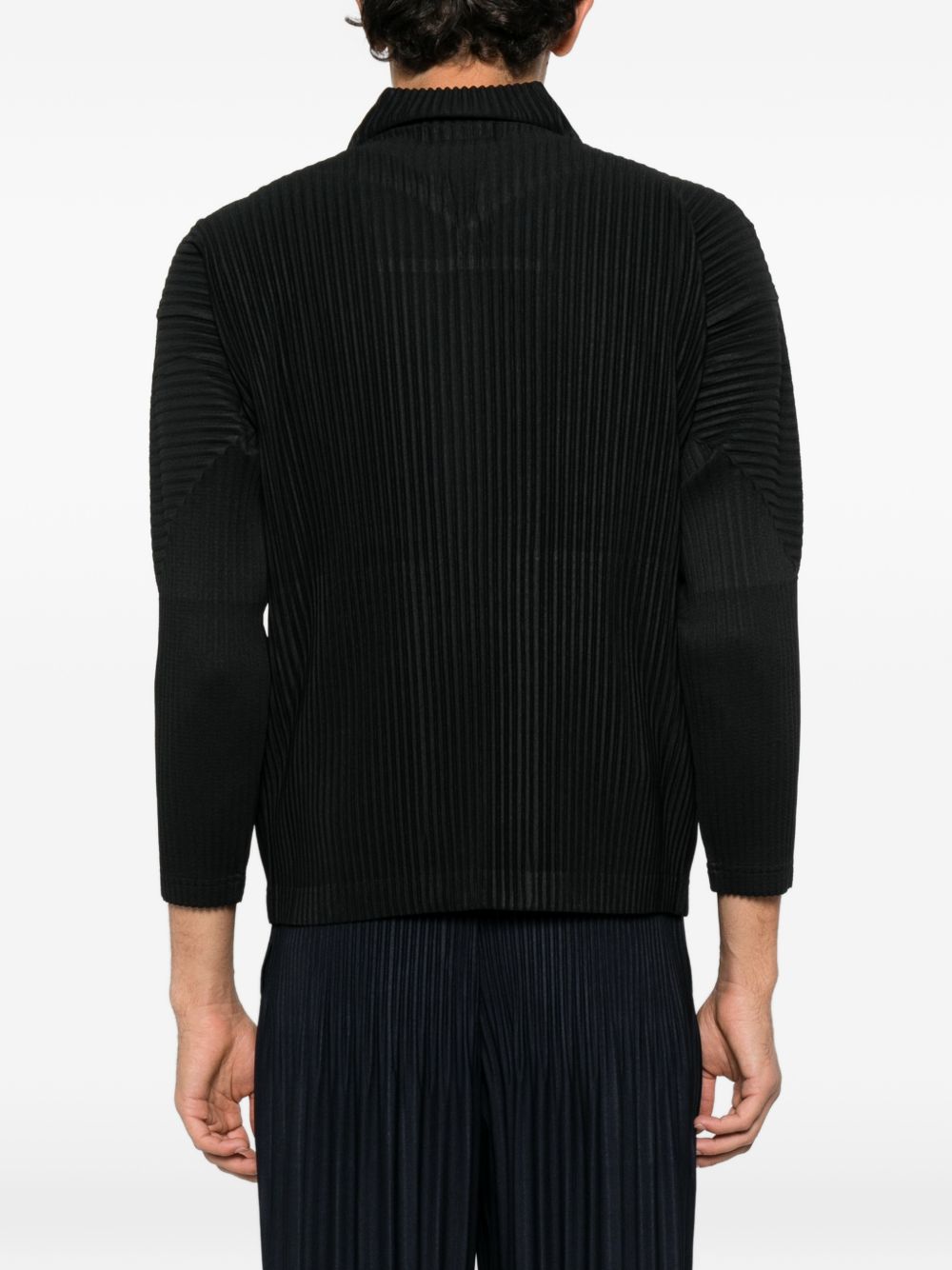 Pleated zip-up cardigan HP69JL540 15 HOMME PLISSÉ ISSEY MIYAKE 