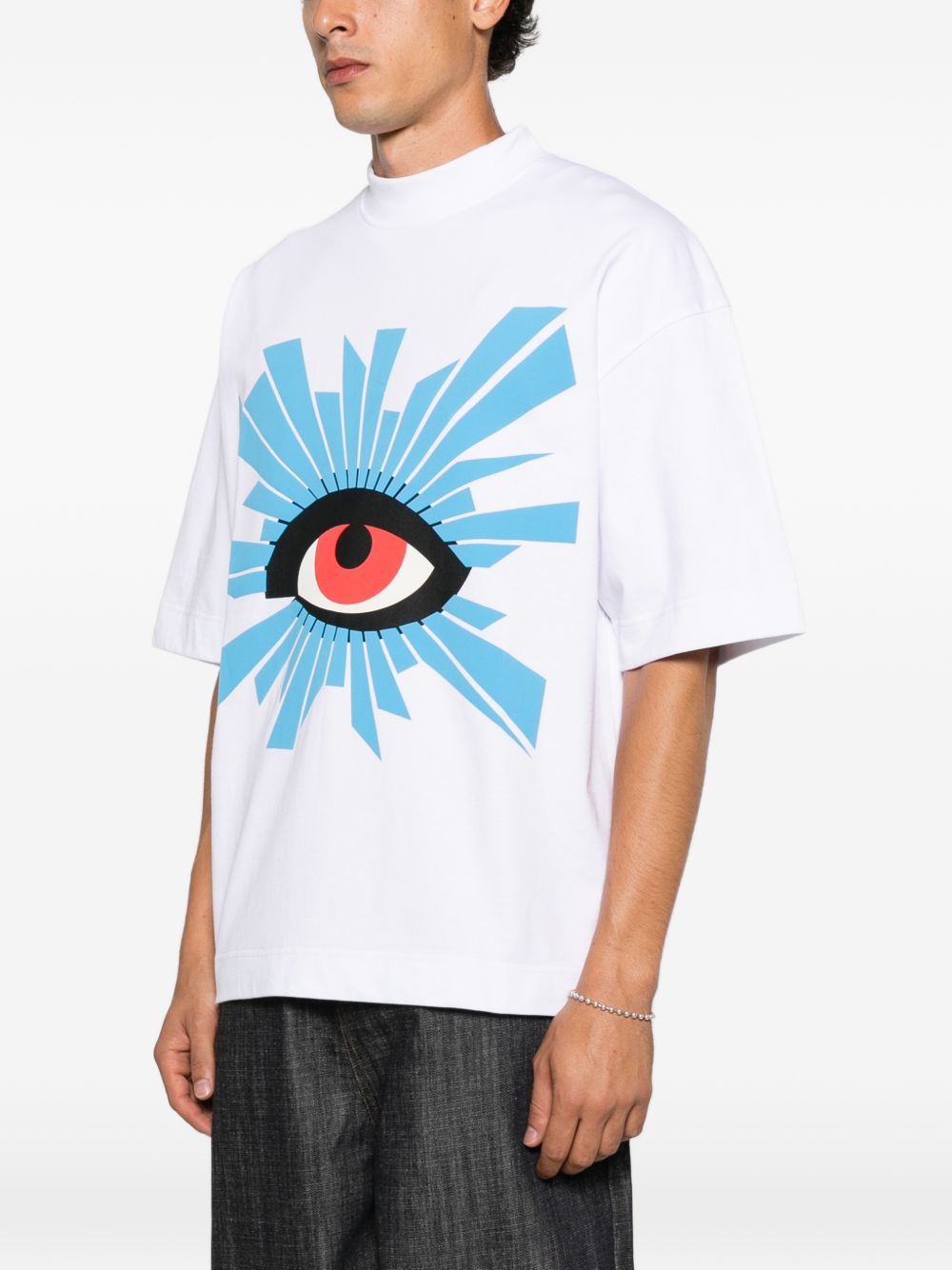 All-Seeing eye-patch T-shirt HEFW26TT09012 0053 HOUSE OF ERRORS 