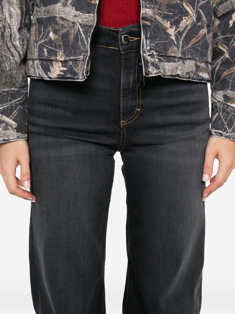 JOYA faded straight-leg jeans JOIA GR1057NOIR ICON DENIM 