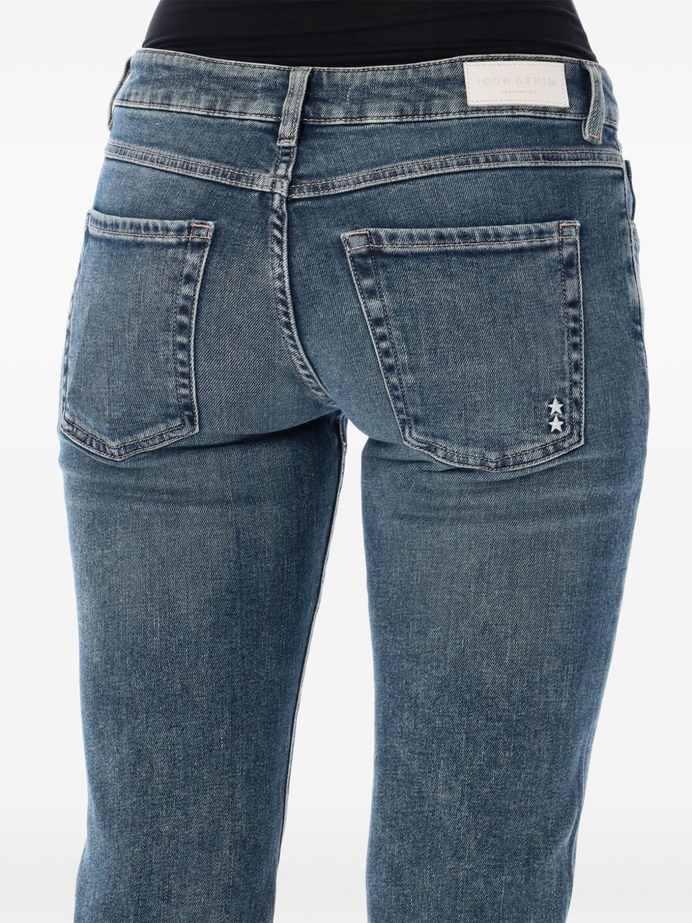 KENDY star-embroidered flared jeans KENDY ID8937AFTD ICON DENIM 
