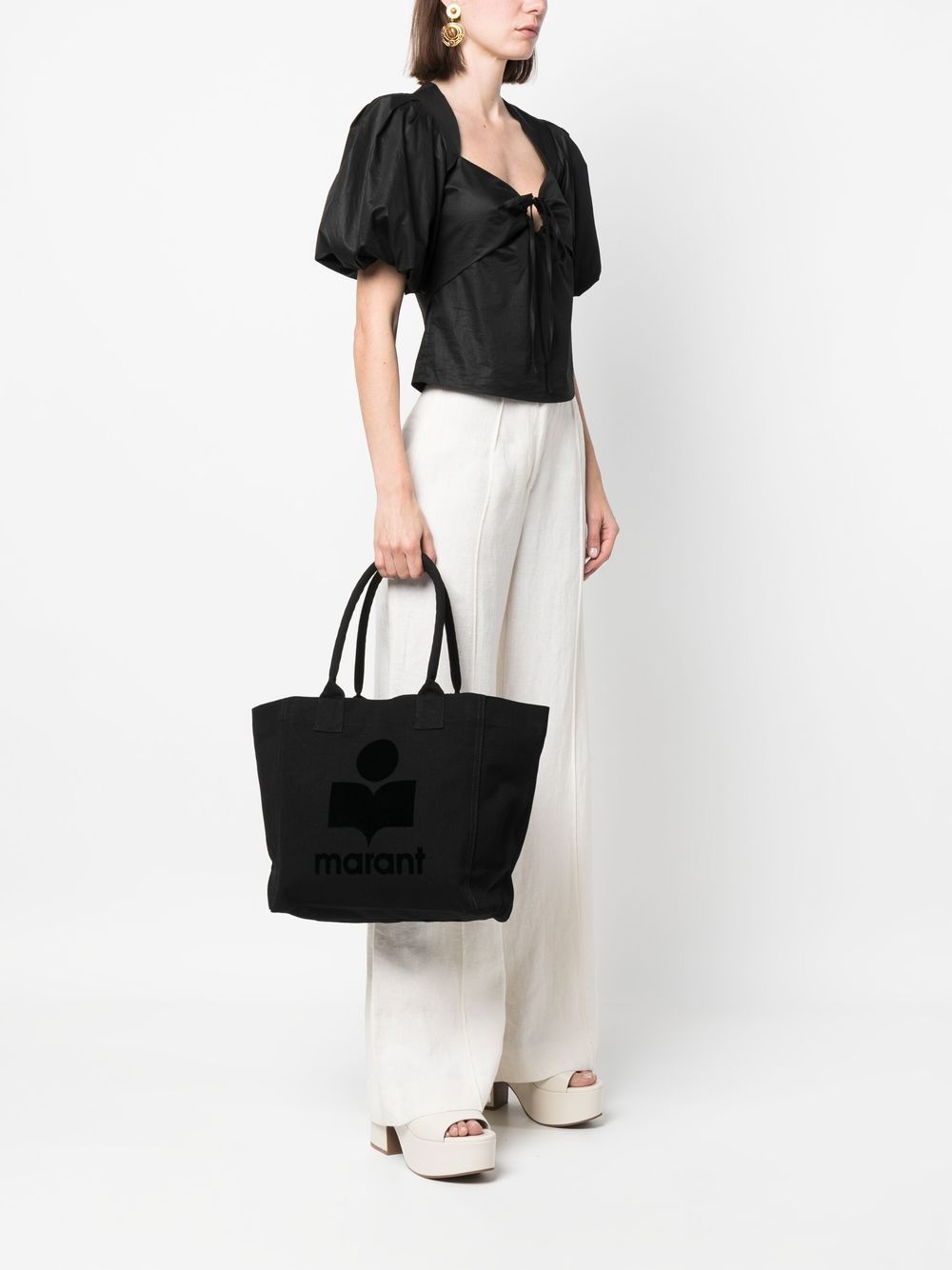 Yenky small tote bag PM0002FA A1X18M01BK ISABEL MARANT 