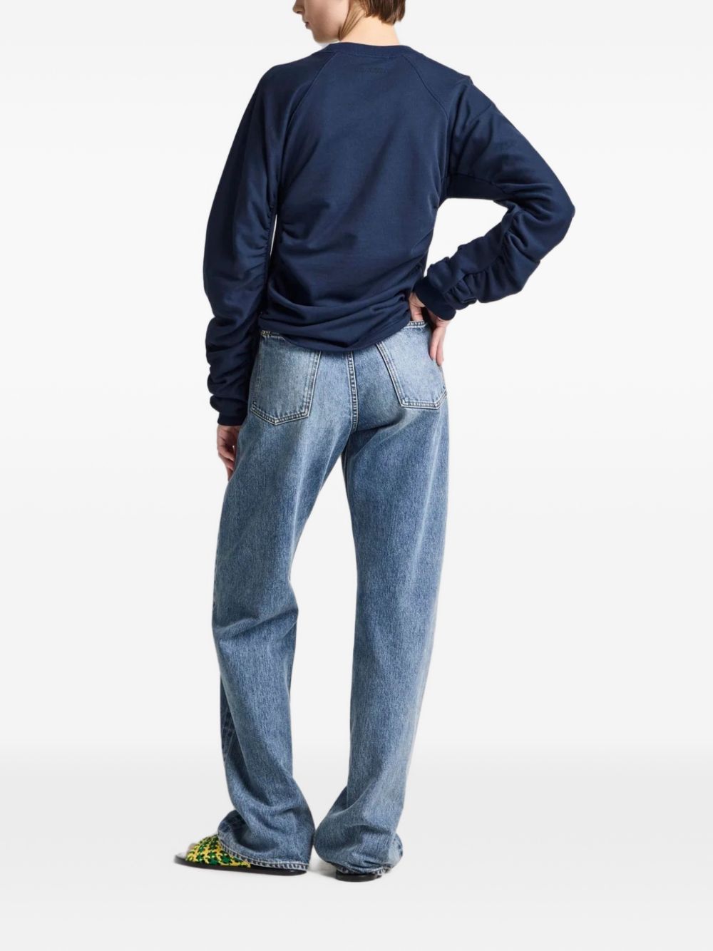 Ruched raglan-sleeve sweater JW0278 PG2010888 JW ANDERSON 