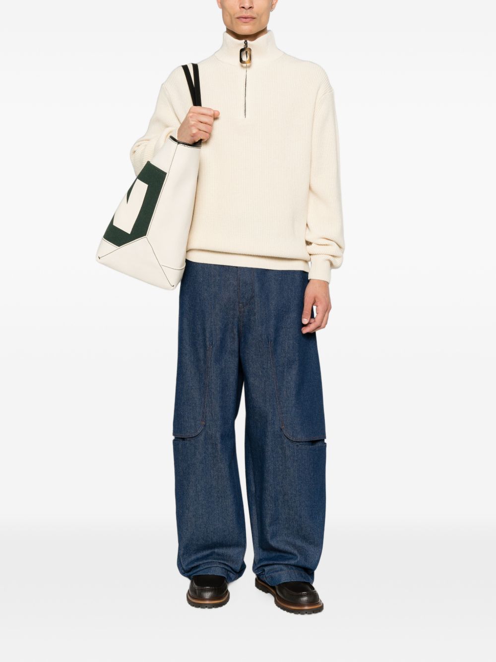 Ribbed-knit sweater KW1481 YN0542006 JW ANDERSON 