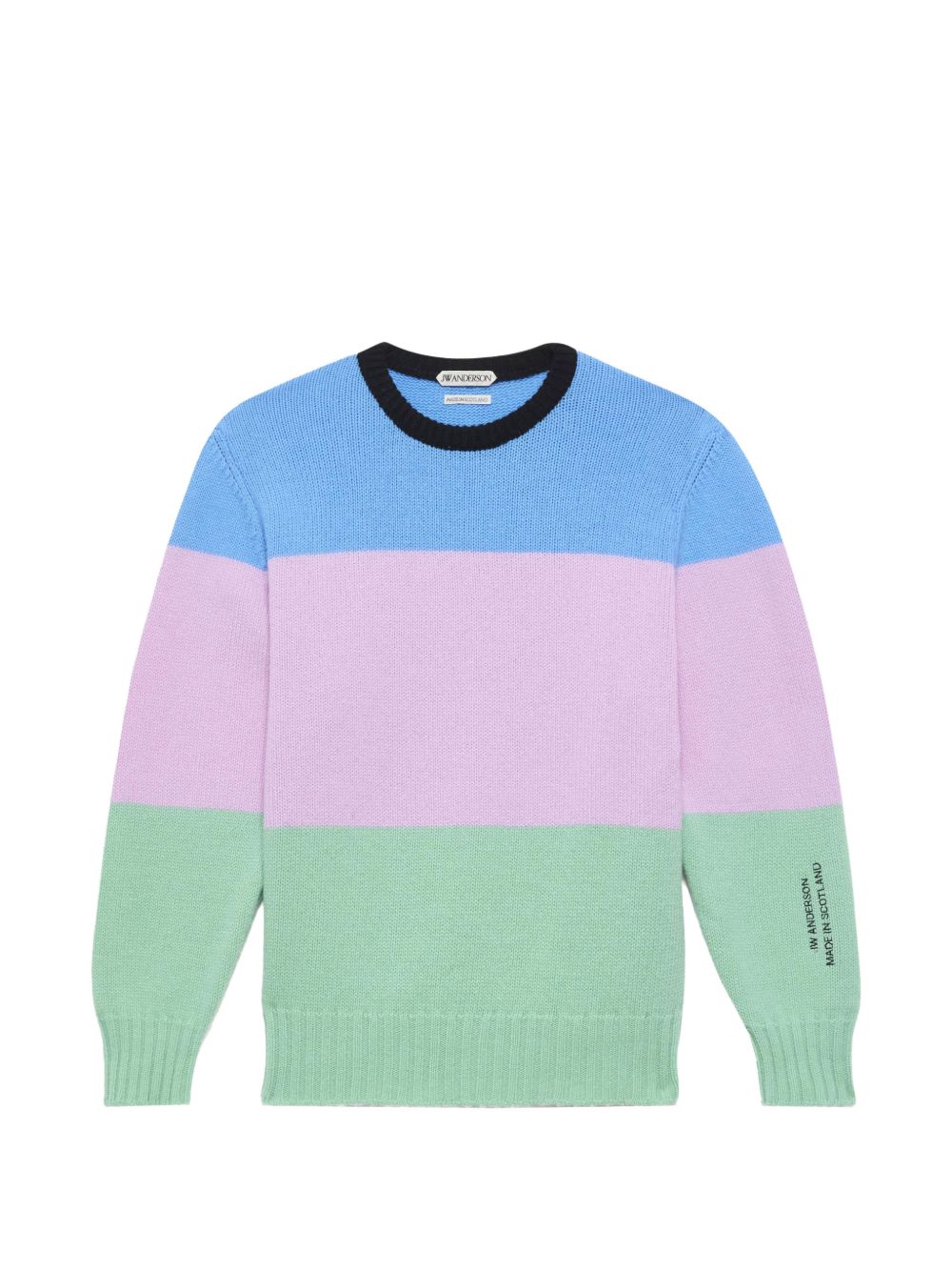 Colour-block wool sweater KW1586 YN0456835 JW ANDERSON 