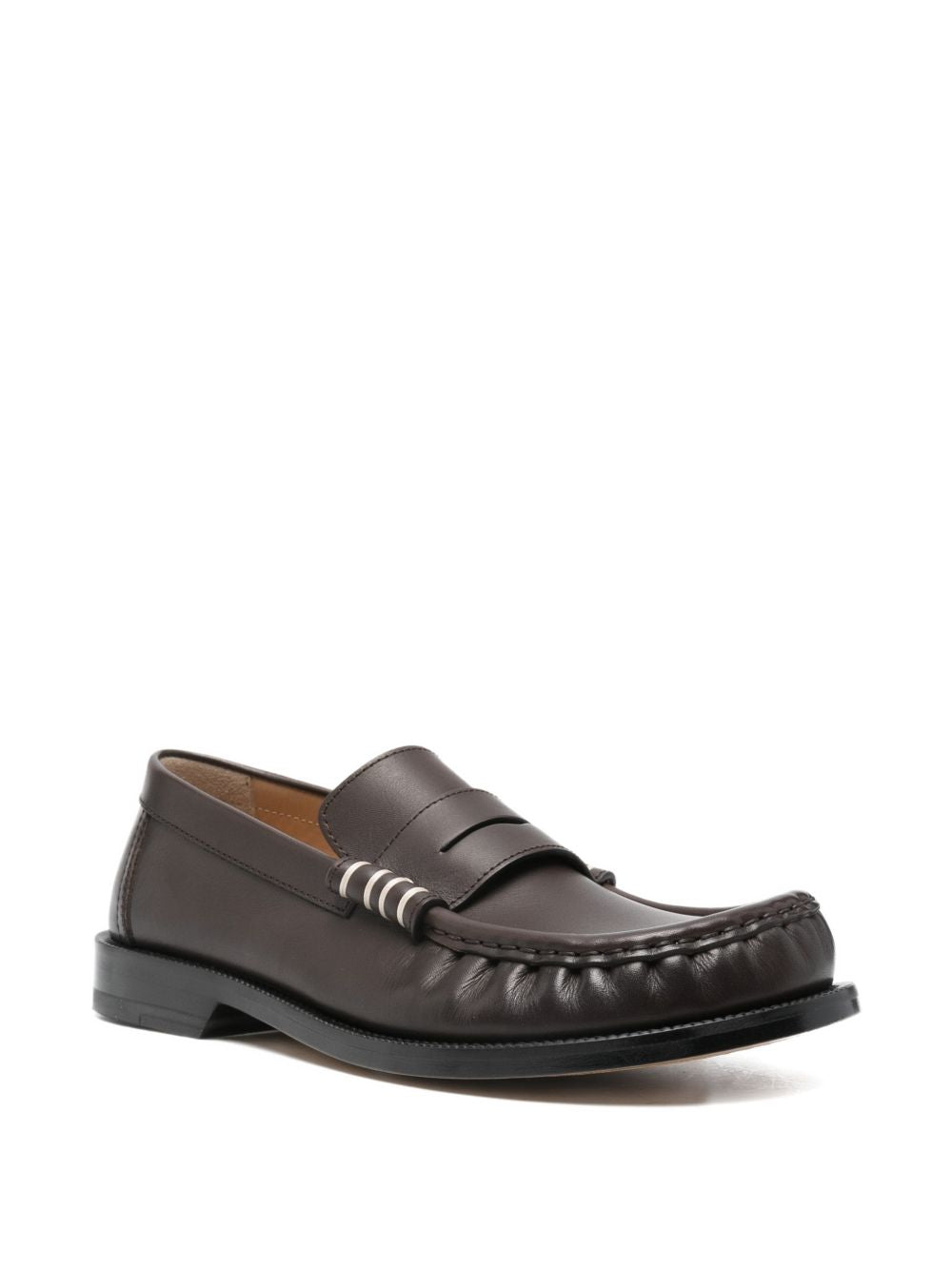 Contrast-stitch penny loafers MO0001 LA0391660 JW ANDERSON 