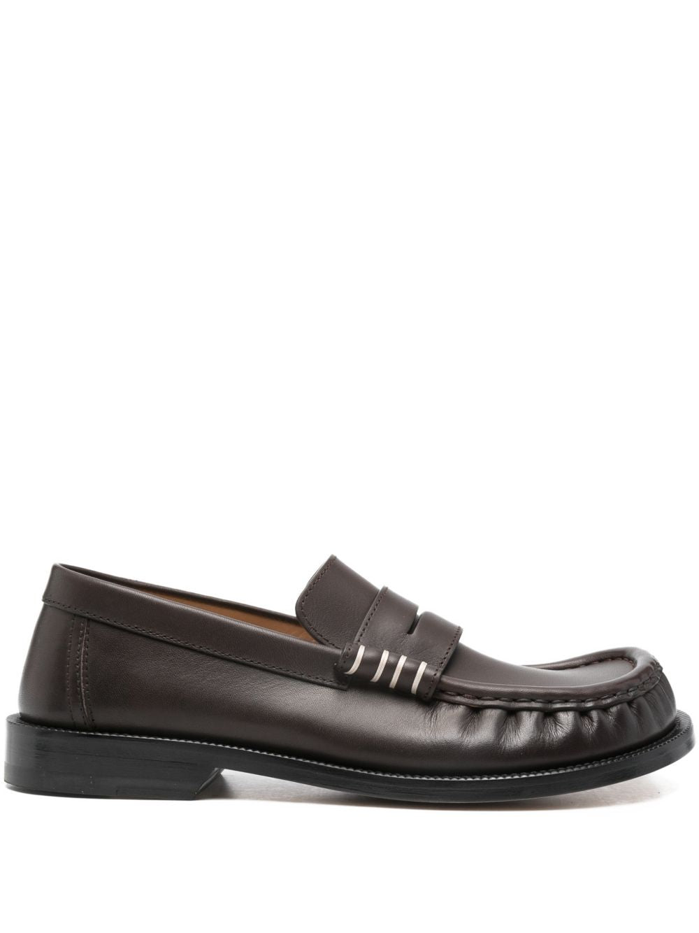 Contrast-stitch penny loafers MO0001 LA0391660 JW ANDERSON 