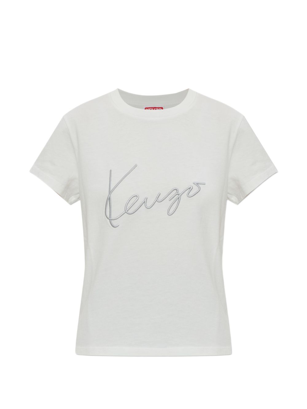 Signature logo-embroidered cotton T-shirt FG62TS2624SG 02 KENZO 