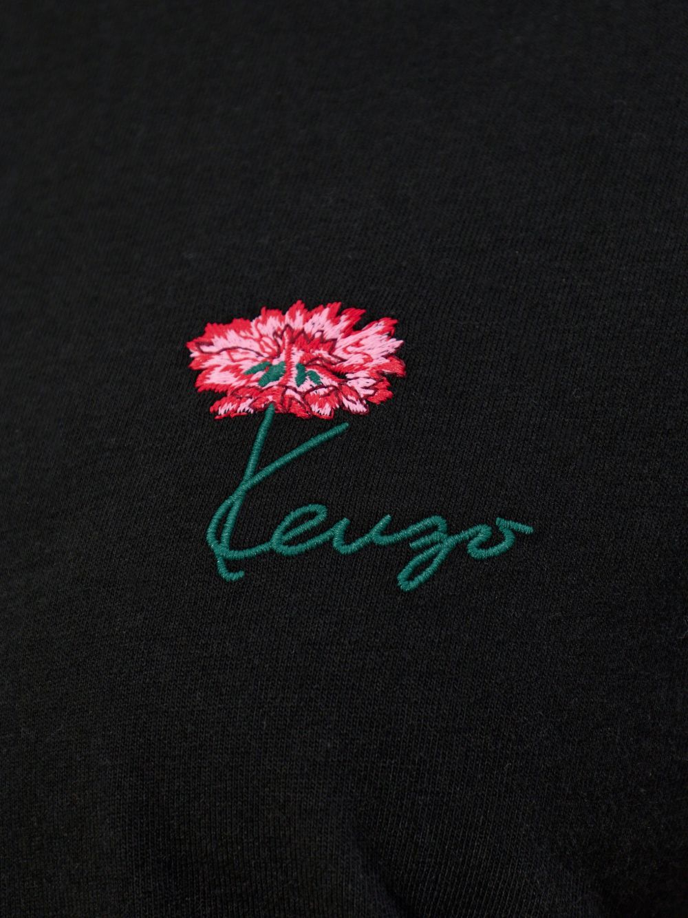 flower-embroidered T-shirt FG62TS2714SG 99J KENZO 