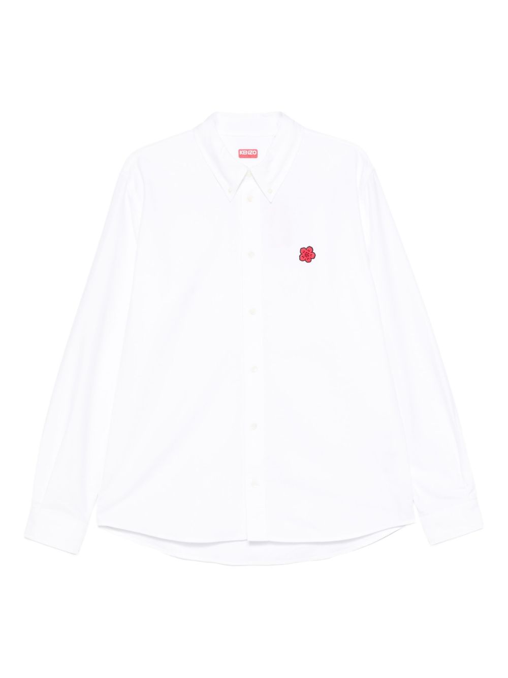 Oxford shirt with applique FG65CH4109LO 01 KENZO 