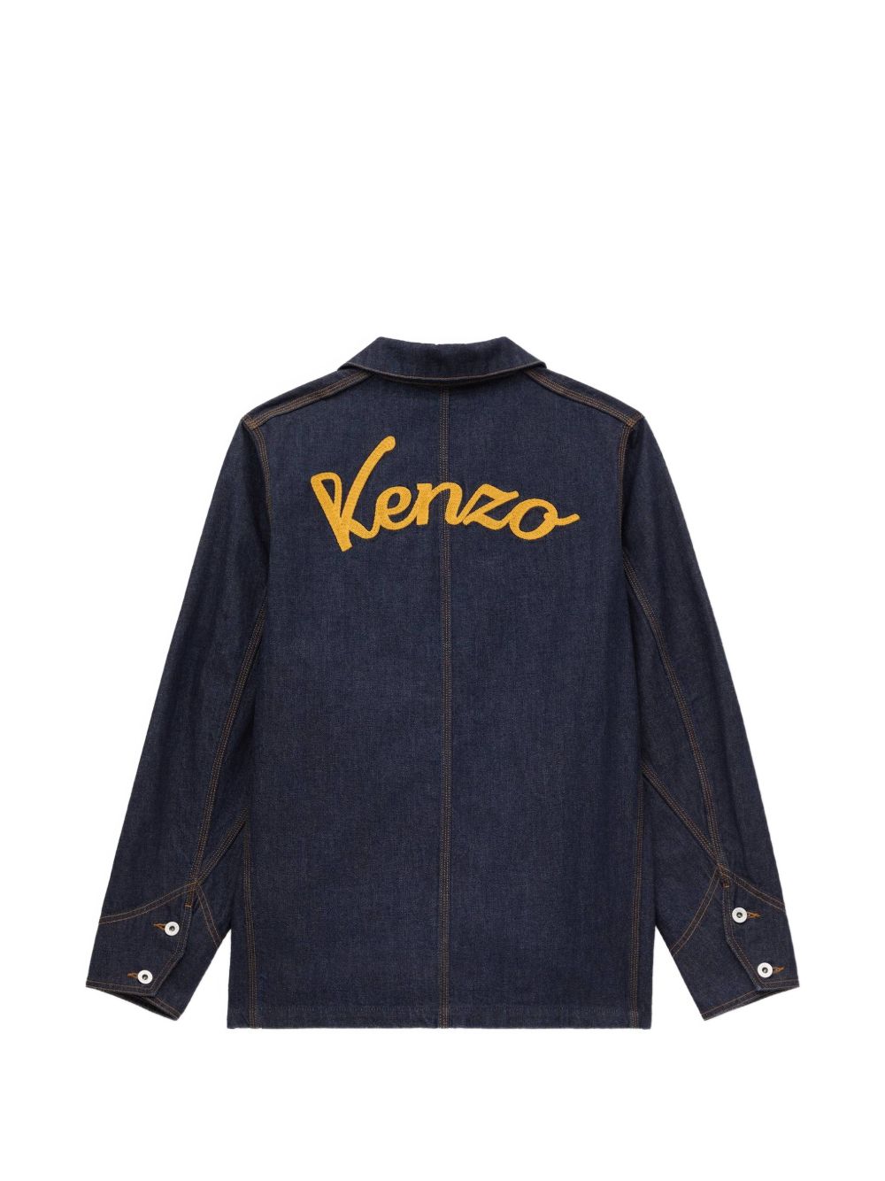 Varsity logo-embroidered denim jacket FG65DV1157T1 DM KENZO 
