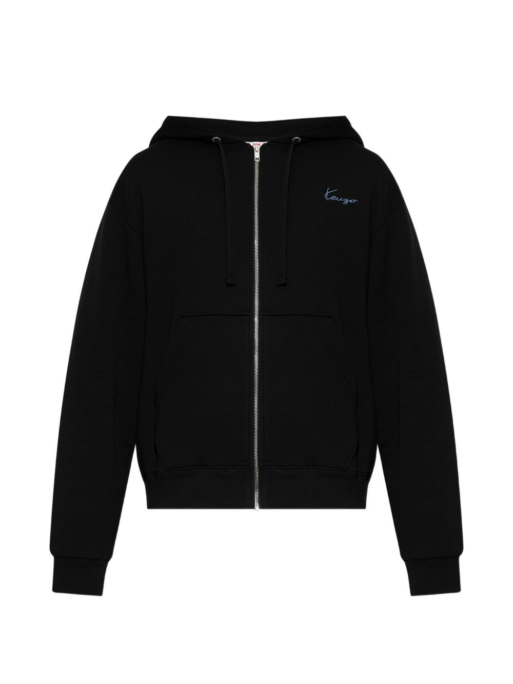 logo-embroidered zip-up hoodie FG65HO2644MJ 99J KENZO 