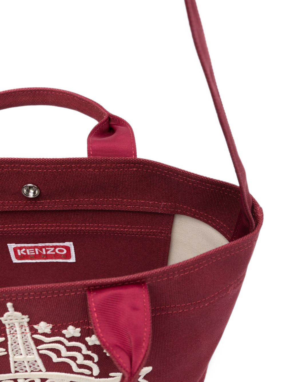 Eiffel Tower embroidered tote bag FG68SA910F25 23 KENZO 