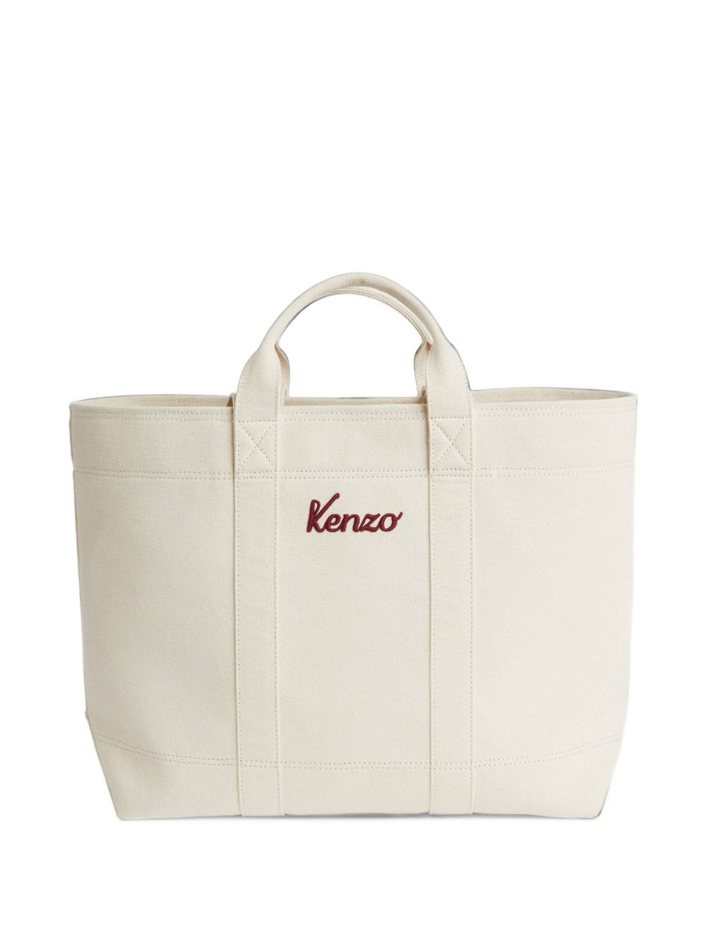 Large logo-embroidered tote bag FG68SA911F25 03 KENZO 