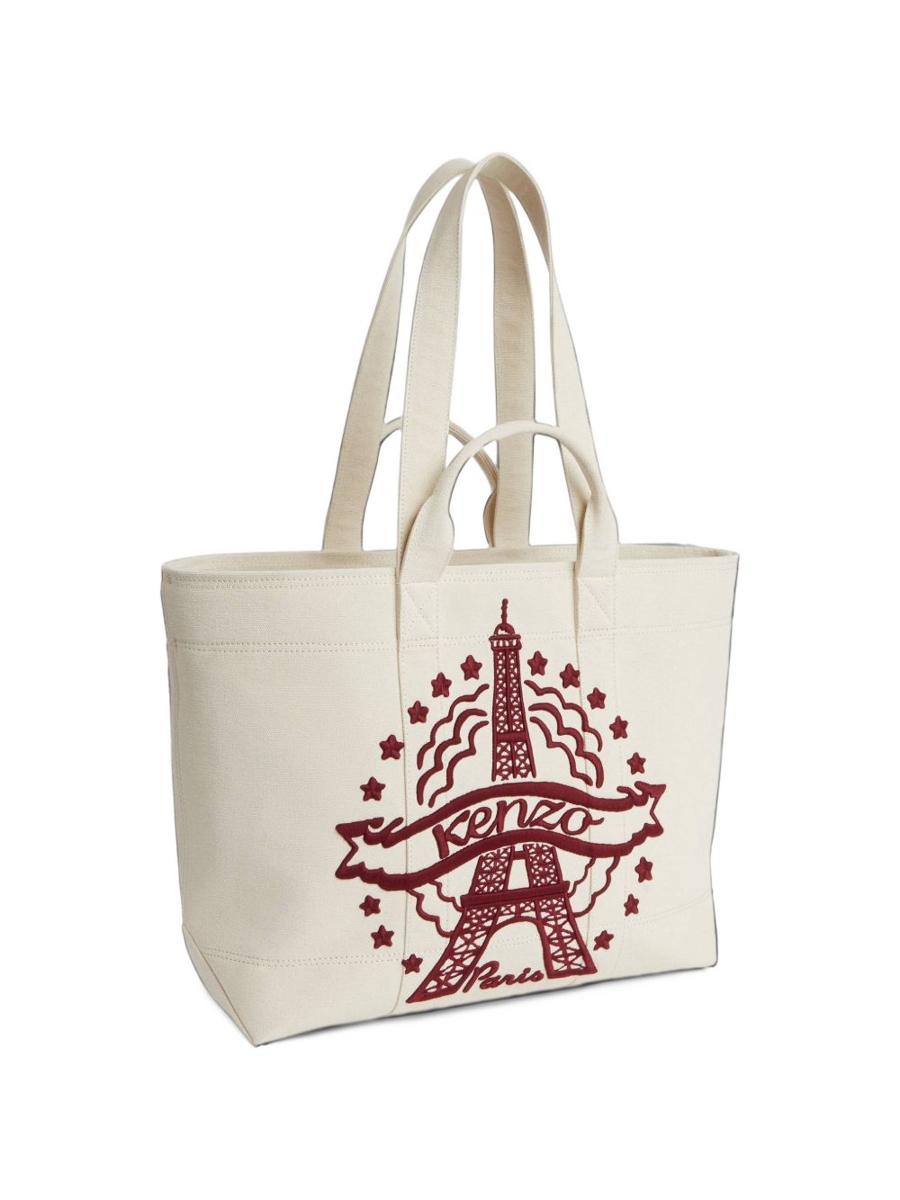 Large logo-embroidered tote bag FG68SA911F25 03 KENZO 