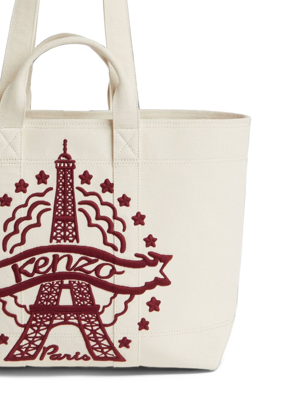 Large logo-embroidered tote bag FG68SA911F25 03 KENZO 