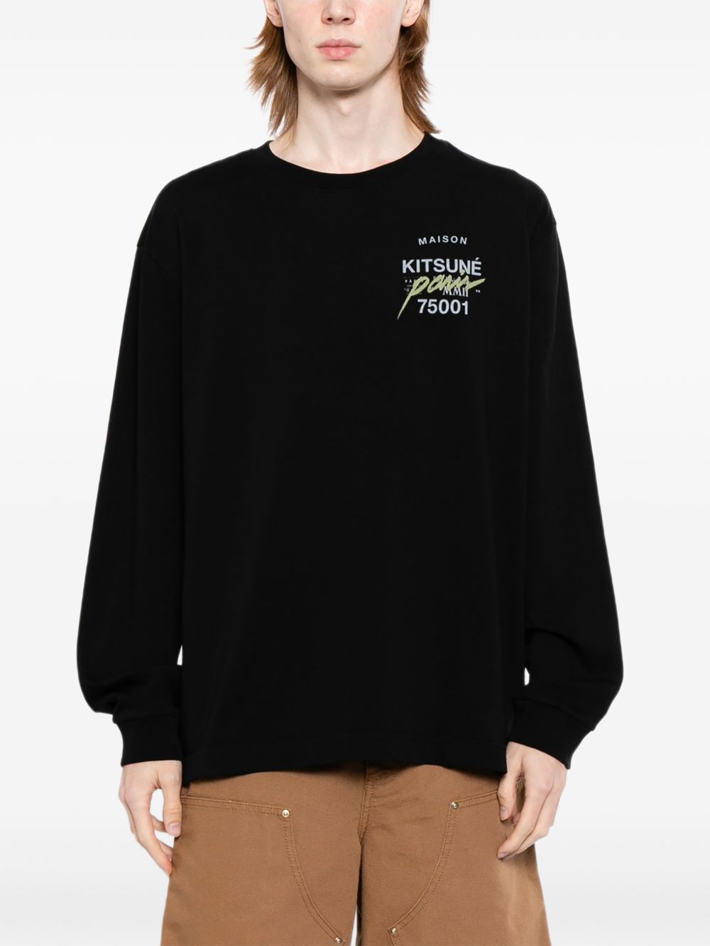 MMII profile Fox tee-shirt MQMJT03KJ0119 P199 MAISON KITSUNÉ 