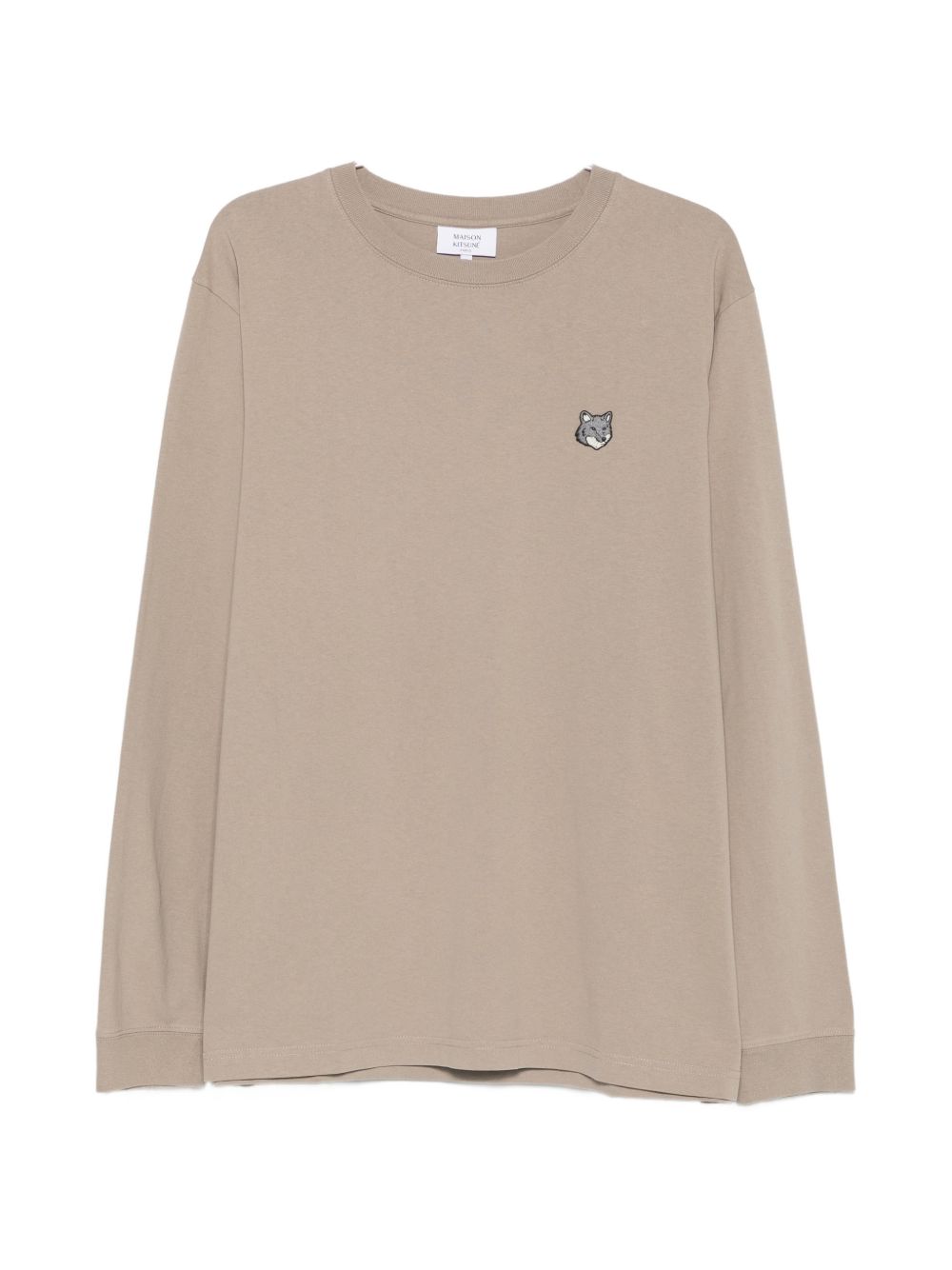 FOX HEAD COMFORT LONG SLEEVE TEE-SHIRT PM00119KJ7025 0590 MAISON KITSUNÉ 