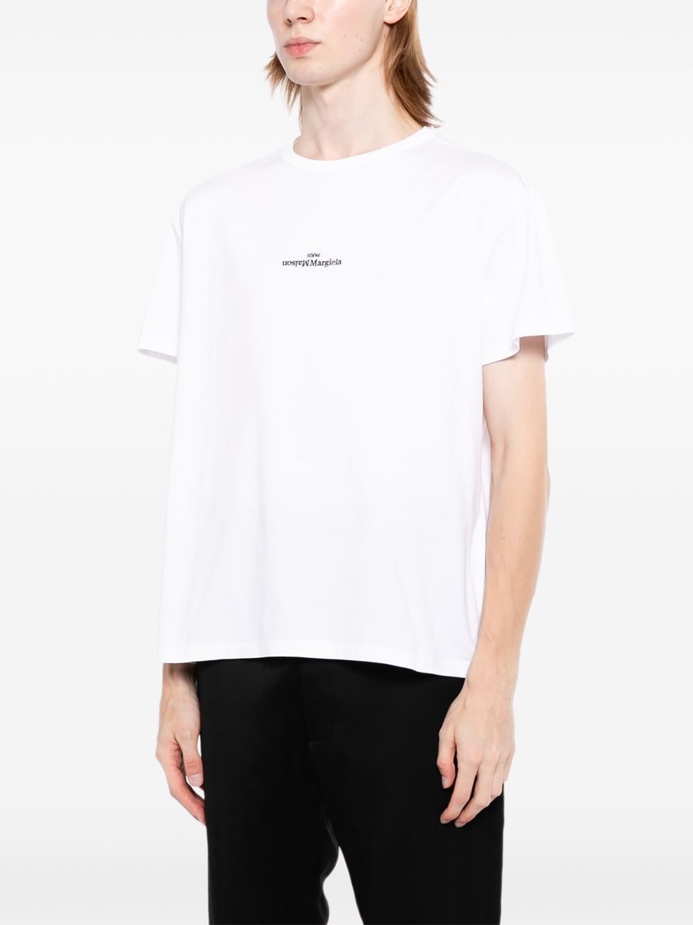 distorted logo T-shirt S50GC0736 S22816100 MAISON MARGIELA 