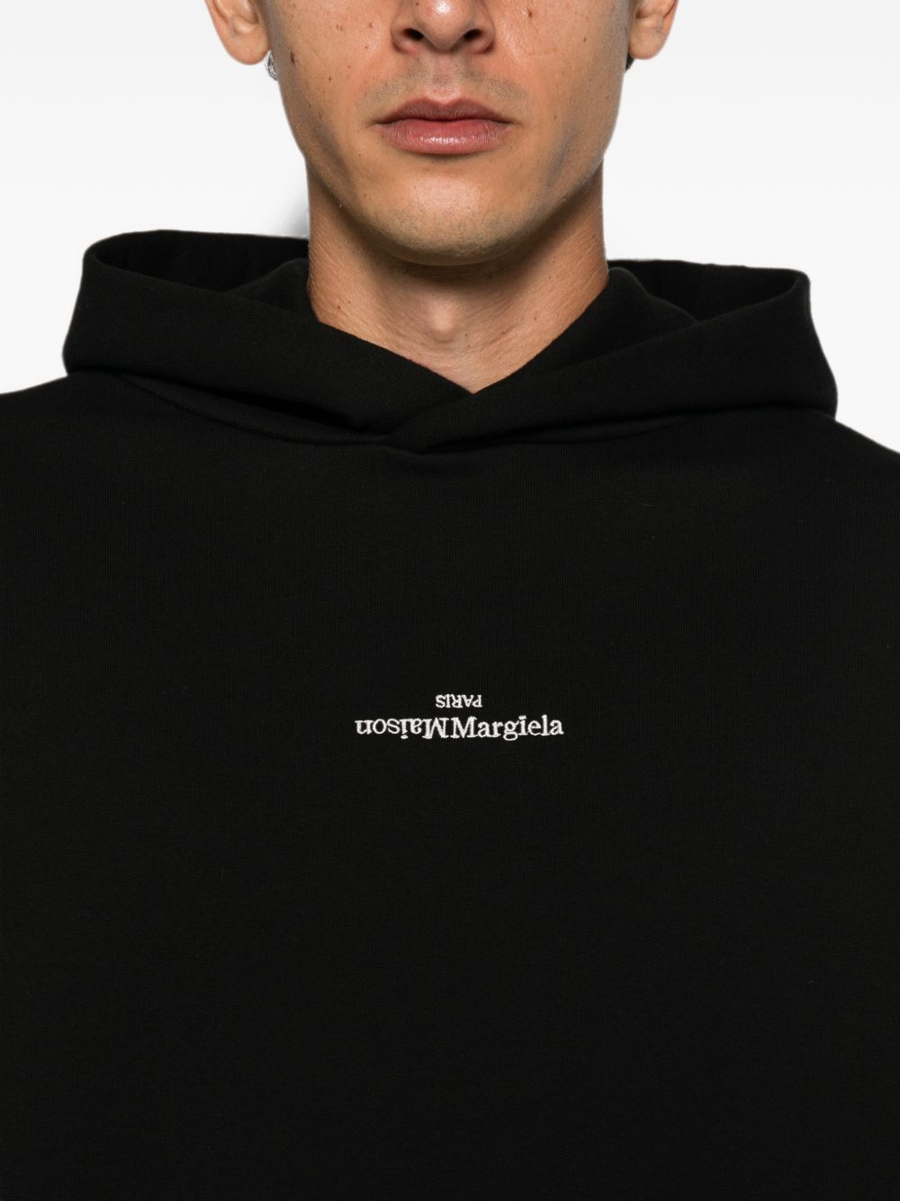 logo-embroidered hoodie S50GU0252 S25503900 MAISON MARGIELA 