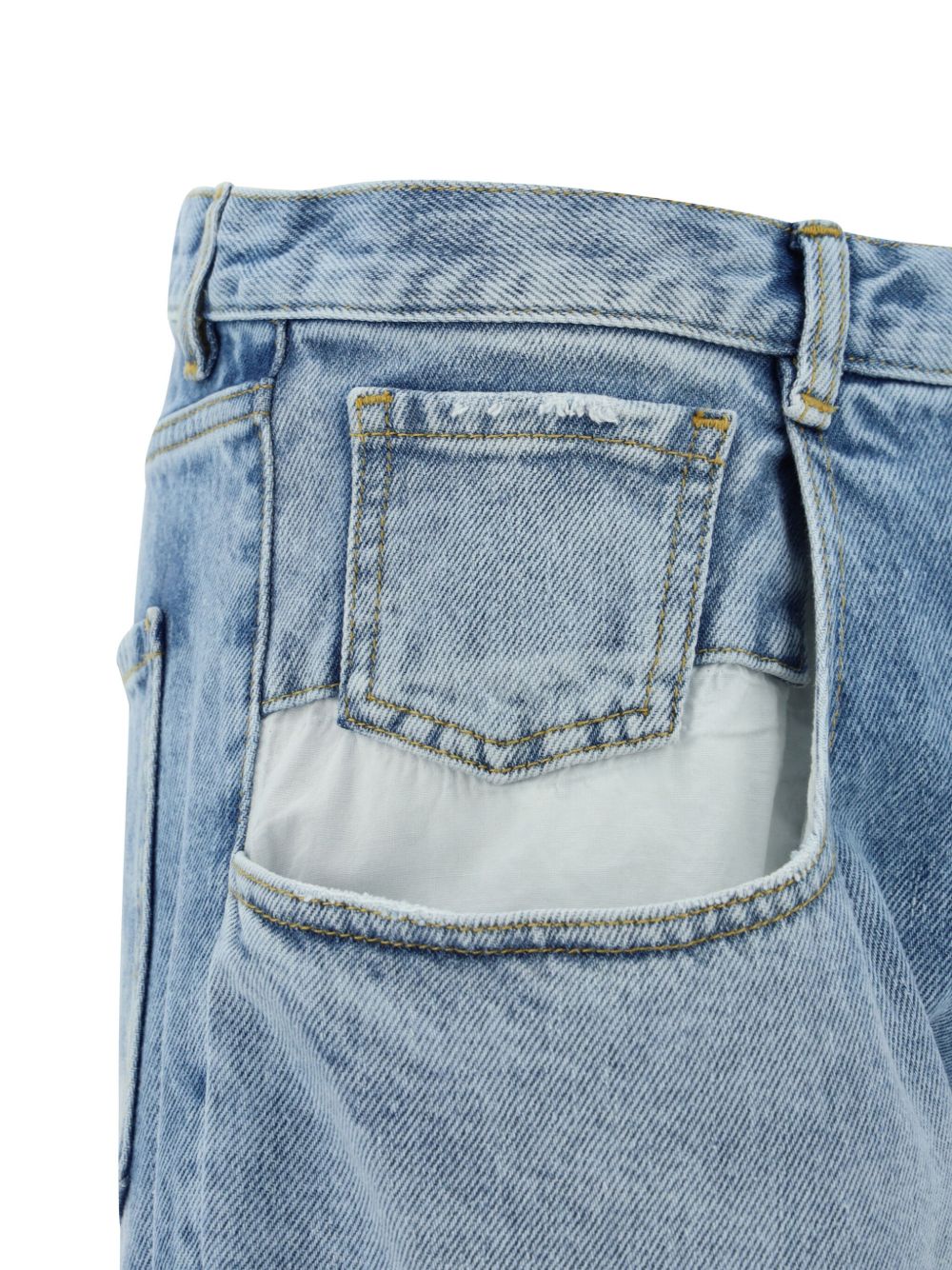 Straight jeans with contrasted pockets S51LA0052 S30513470 MAISON MARGIELA 