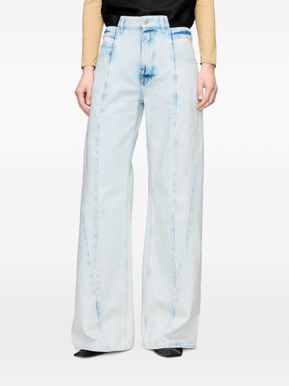 Bleached Spliced Jeans S51LA0189 M30045961 MAISON MARGIELA 