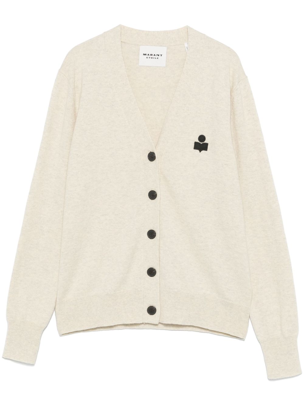 KARINA logo-embroidered cardigan CA0104FA C1L17E02LY MARANT ÉTOILE 