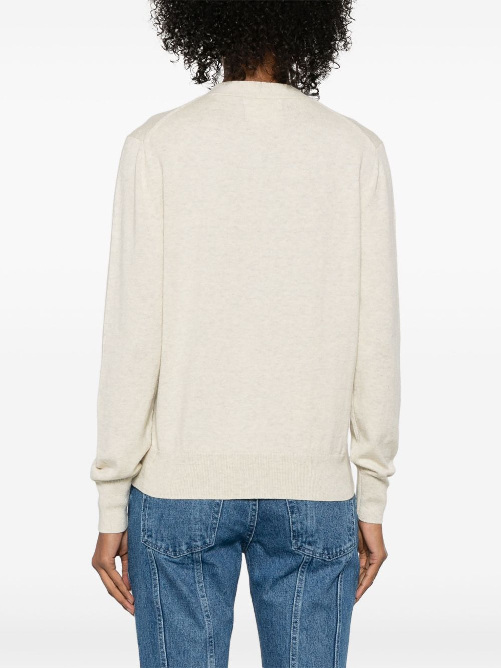 KARINA logo-embroidered cardigan CA0104FA C1L17E02LY MARANT ÉTOILE 