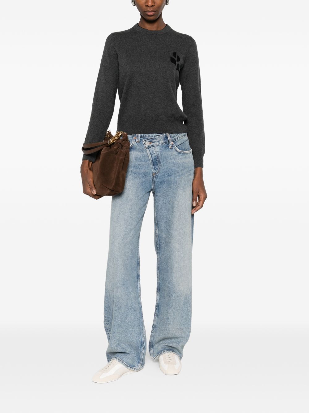 LANTA graphic-detail sweater PU0858FA D1L16EANBK MARANT ÉTOILE 