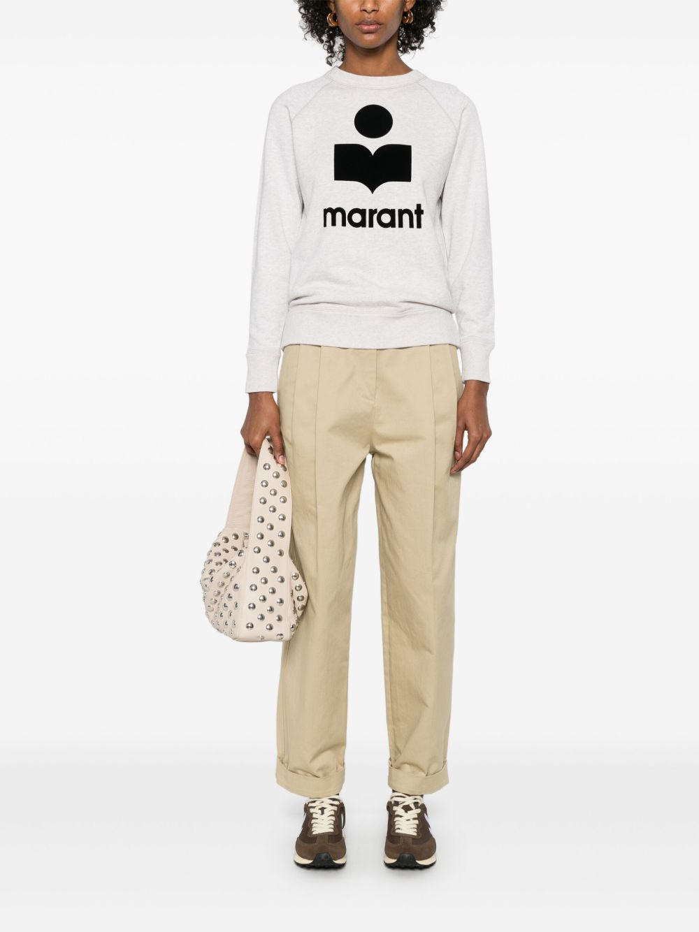 MILLYNY logo-print sweatshirt SW0160FA A1M07E23EC MARANT ÉTOILE 