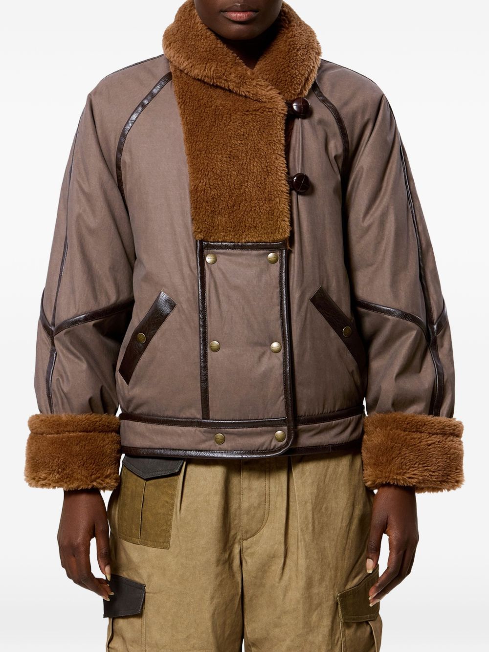 OLINKA faux fur jacket VE0725FA D3C01E50BW MARANT ÉTOILE 