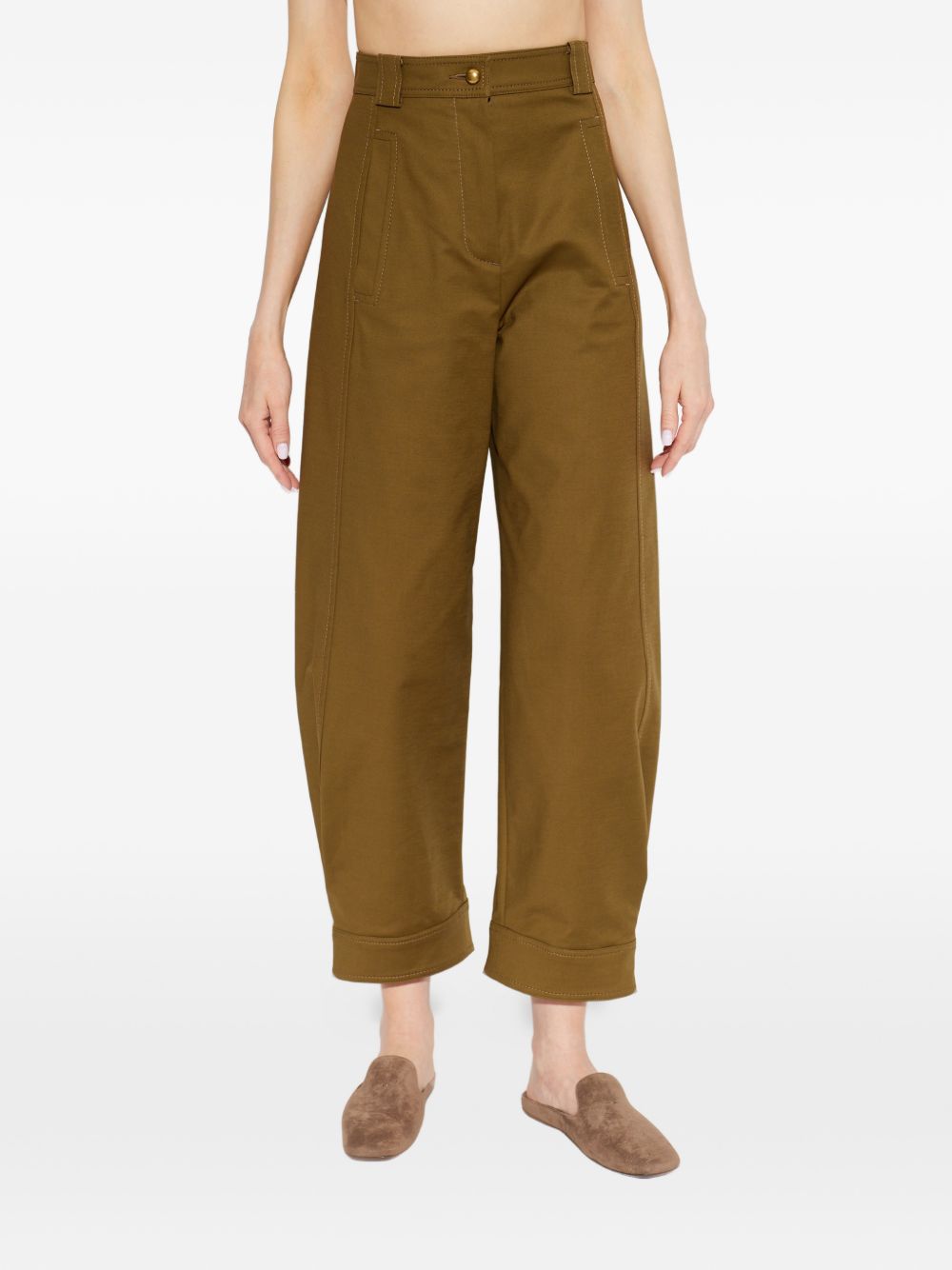 High-rise straight-leg trousers <BR/> 2621136111 MXMADORNI017 MAX MARA 