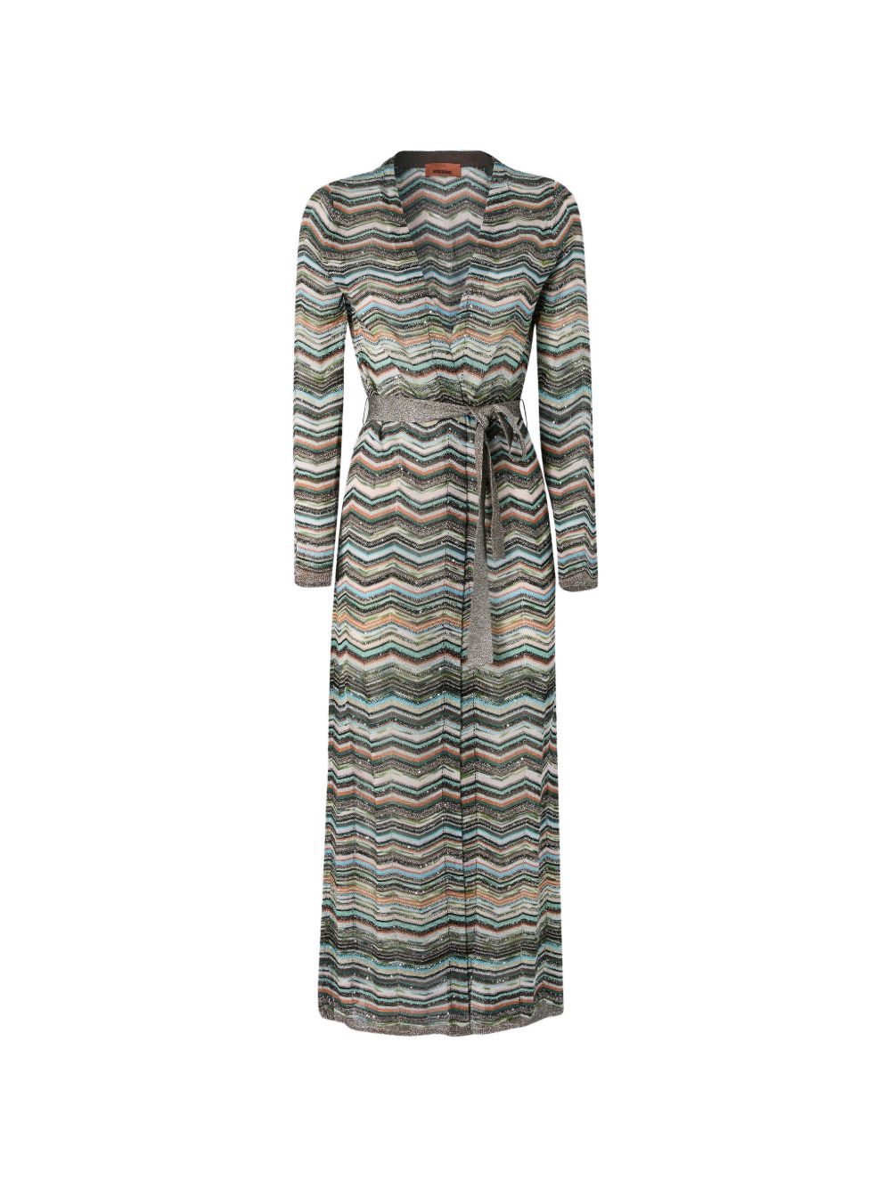 Chevron lamé cardigan DS26WM0M BK01KSSMSPO MISSONI 