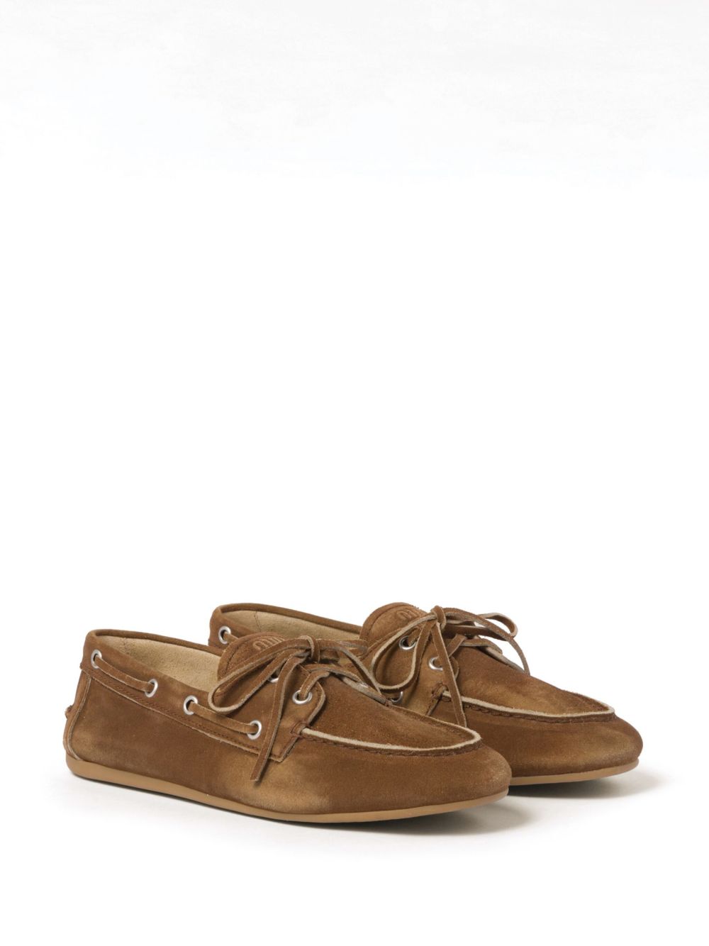 Faded unlined suede loafers 5D123EZ5O F-D005F0401 MIU MIU 