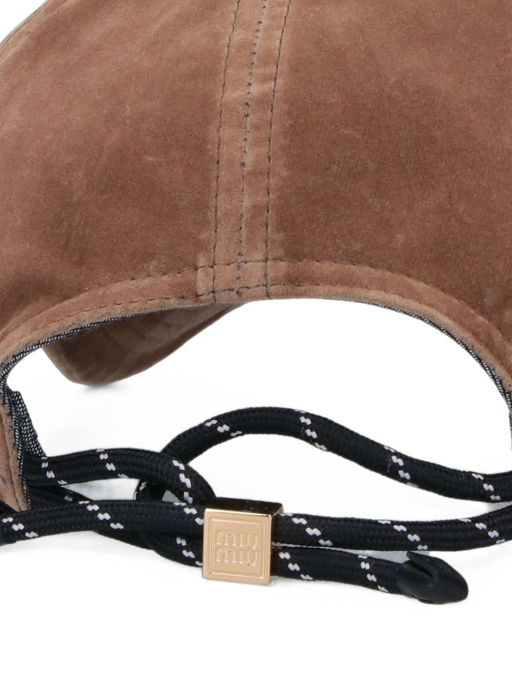 Velvet baseball cap 5HC3692CUA F0844 MIU MIU 