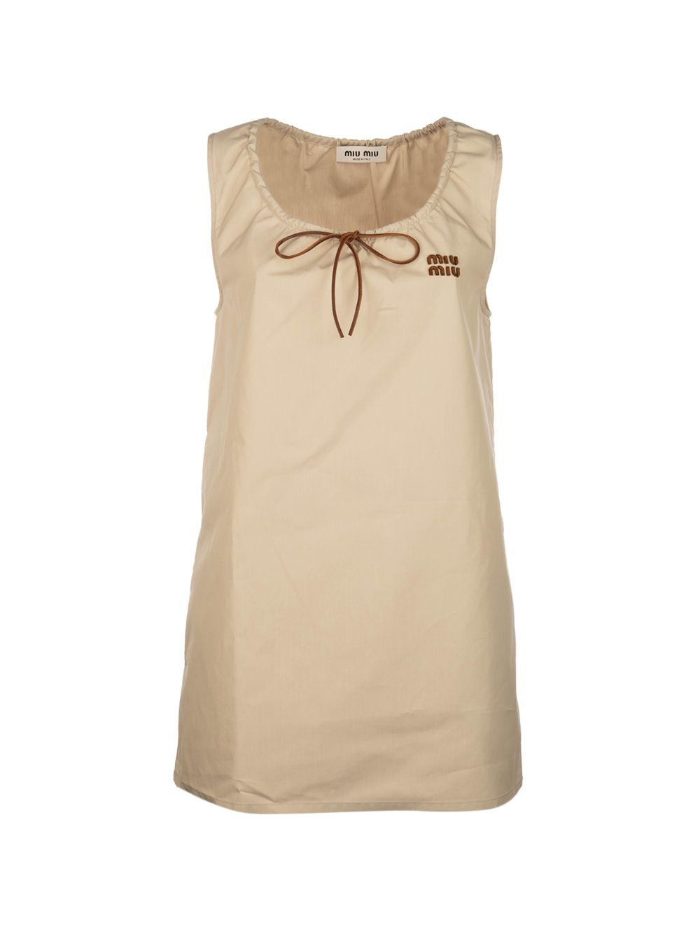 PANAMA cotton dress MF641412NS S-OOOF0A08 MIU MIU 