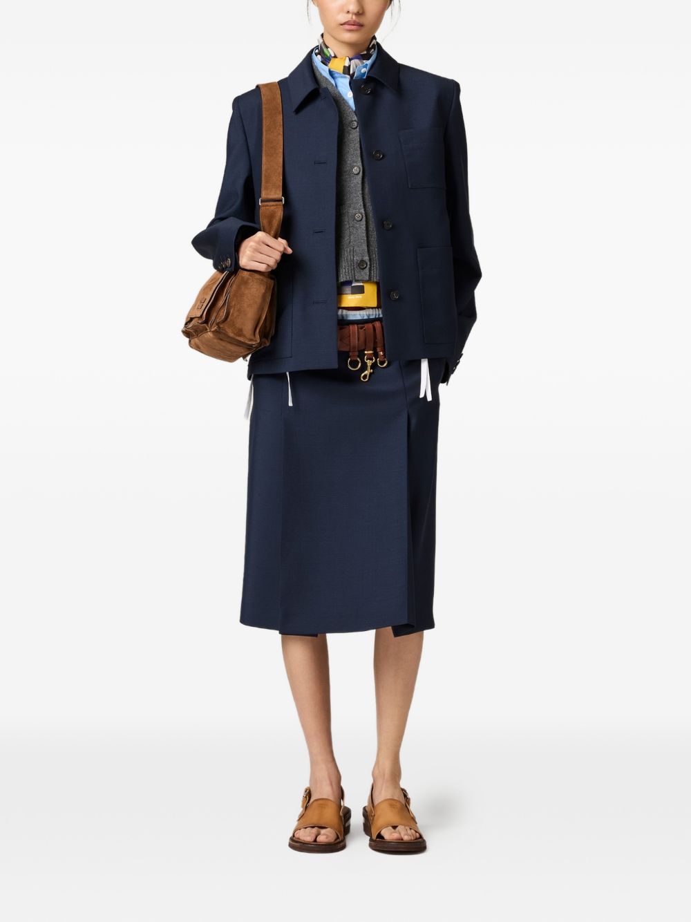 Sleeveless poplin shirt MK202419SE SOOOF0076 MIU MIU 