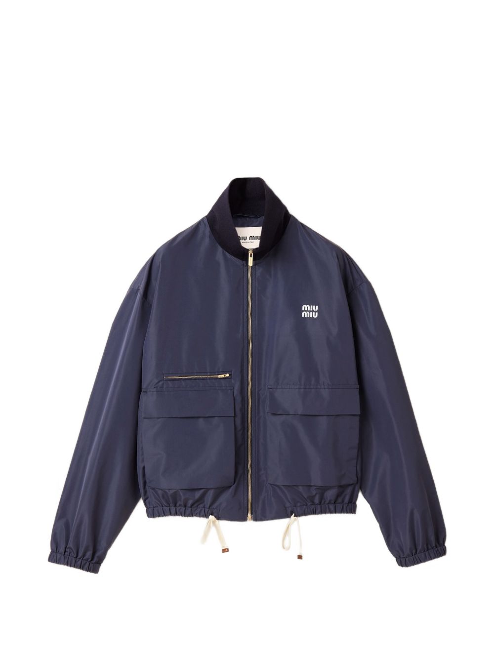 Technical fabric blouson jacket ML151713MF S-OOOF0008 MIU MIU 
