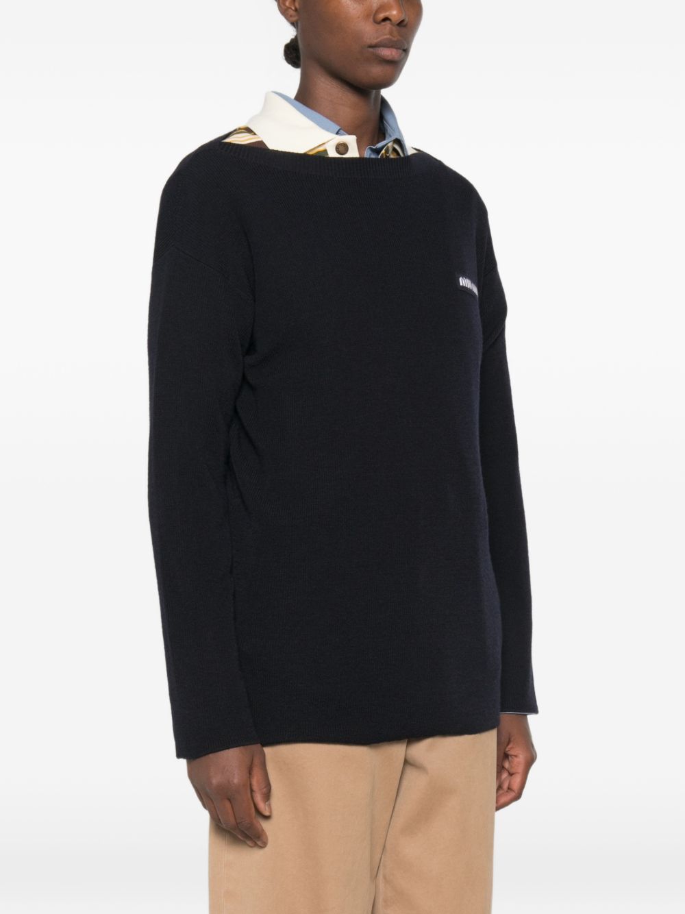 Ribbed wool sweater MML06W1903 S-OOOF0008 MIU MIU 