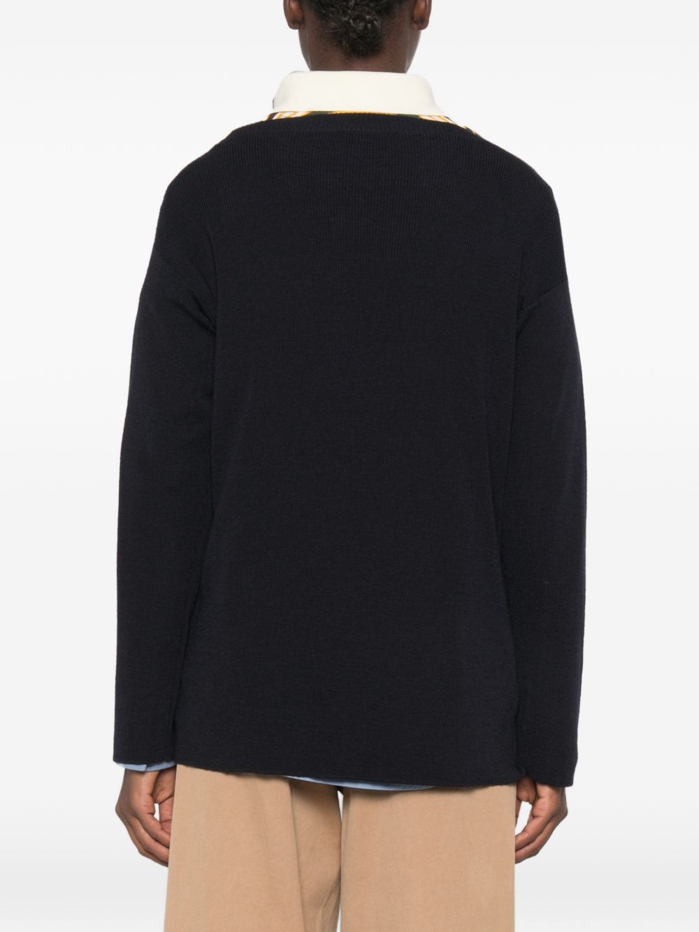 Ribbed wool sweater MML06W1903 S-OOOF0008 MIU MIU 