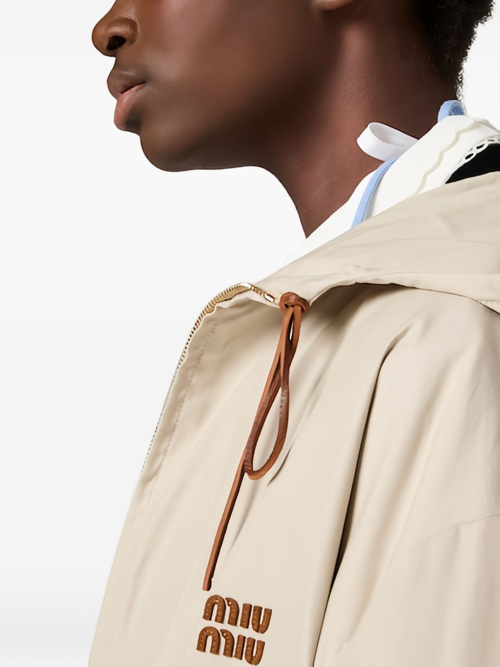 Single-breasted PANAMA jacket MQ000212NS S-OOOF0A08 MIU MIU 