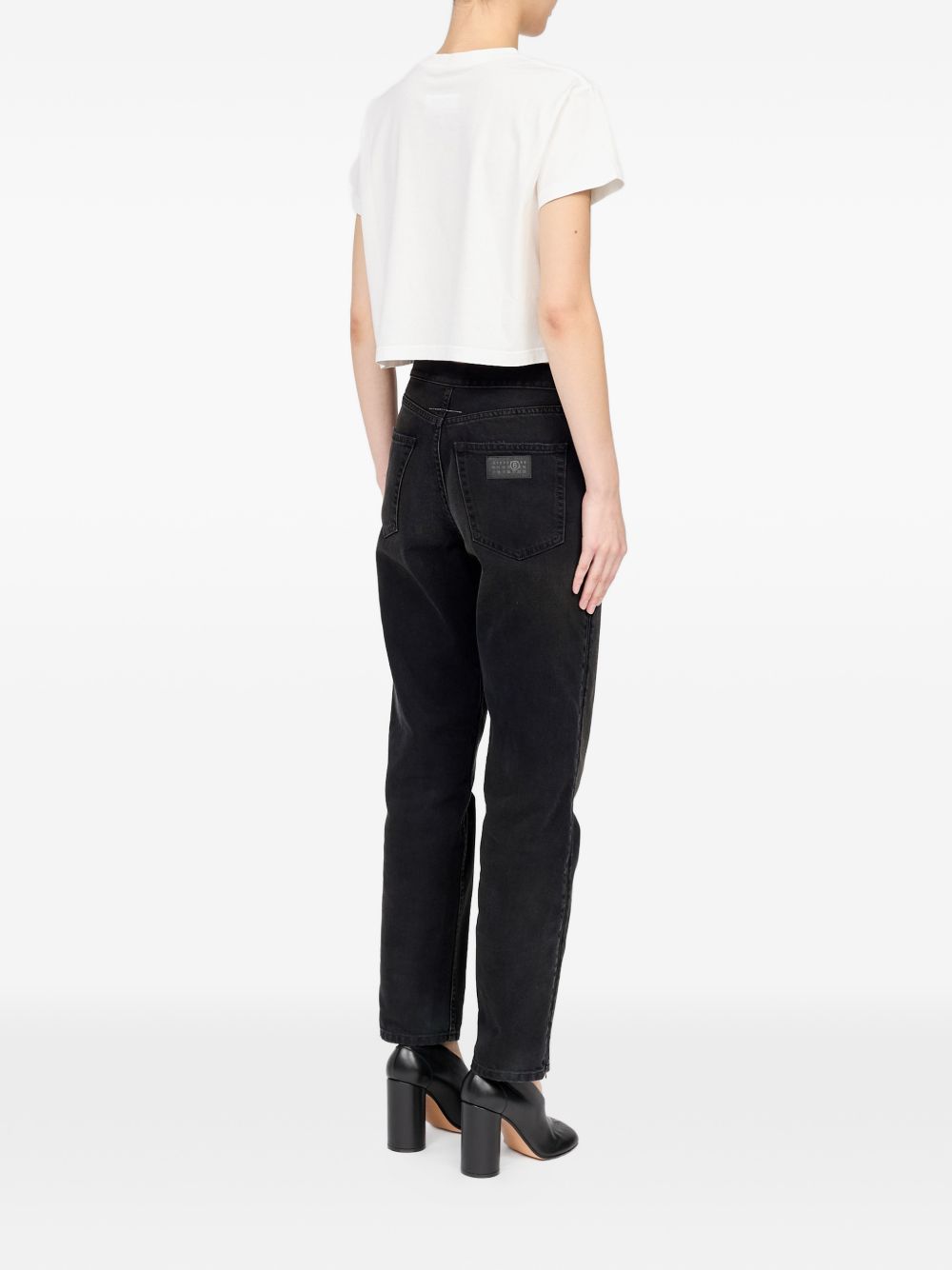 Flipped-print overdyed T-shirt S52GC0369 M20258101 MM6 Maison Margiela 