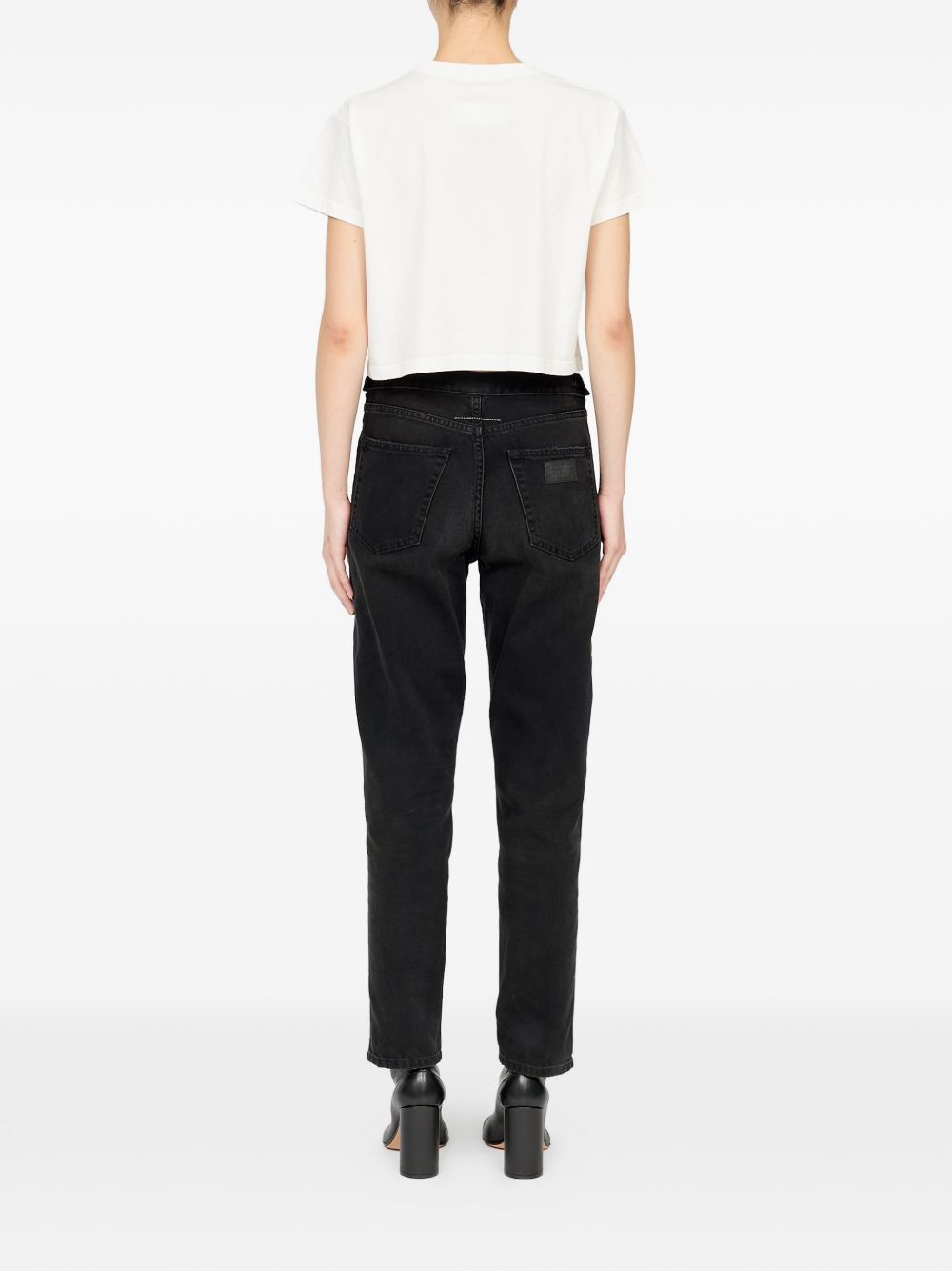 Flipped-print overdyed T-shirt S52GC0369 M20258101 MM6 Maison Margiela 