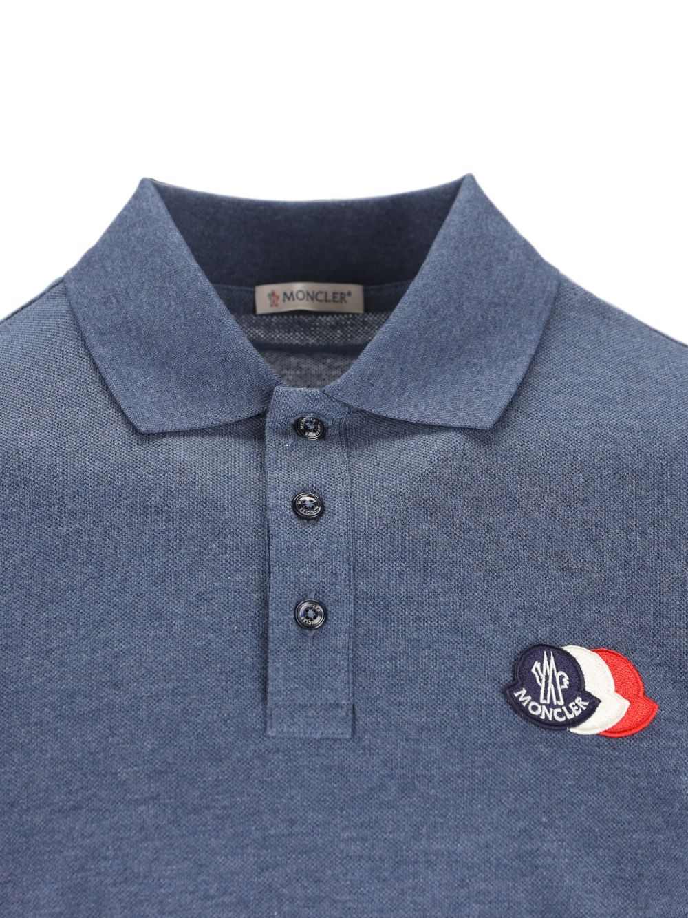 Cotton piqué polo shirt L20918A00012 89A16794 MONCLER 