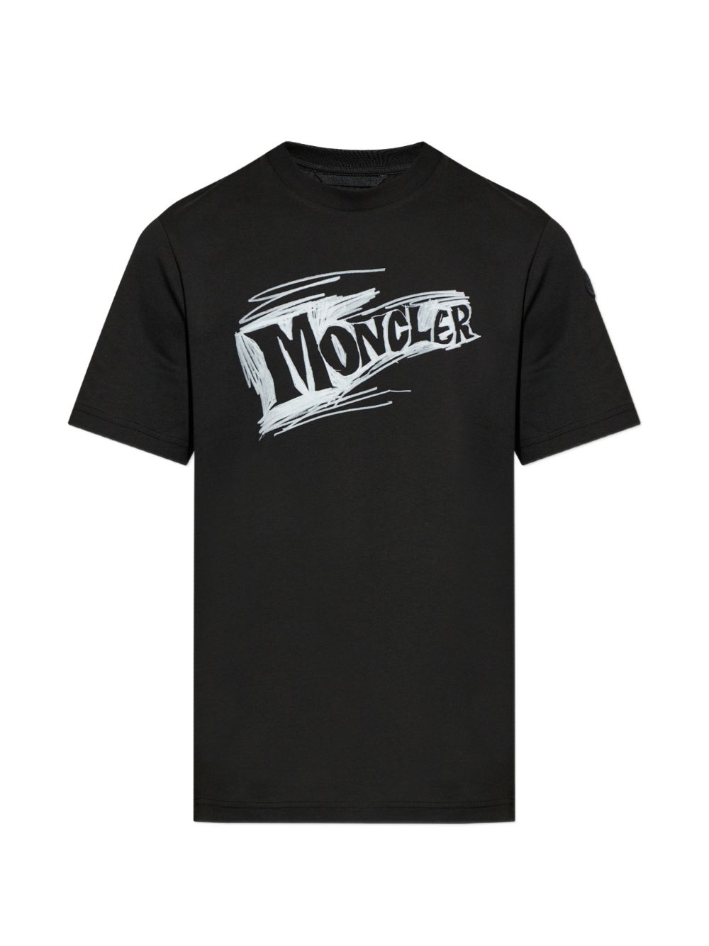 Sketch Logo Cotton T-Shirt L20918C00023 89B8U999 MONCLER 