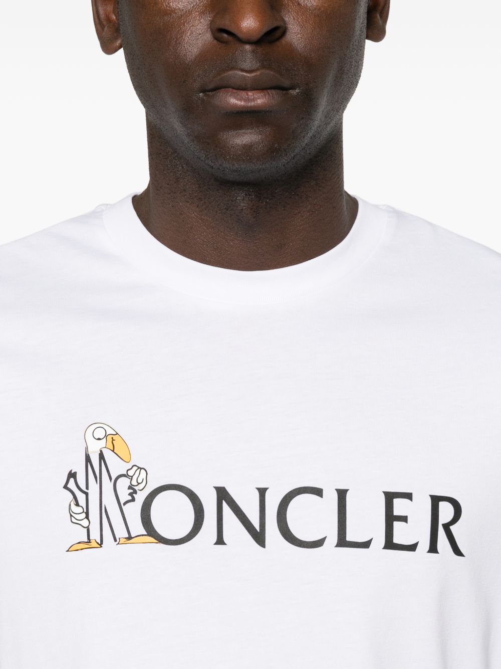 Mon Duck cotton T-shirt L20918C00033 89B8U00A MONCLER 